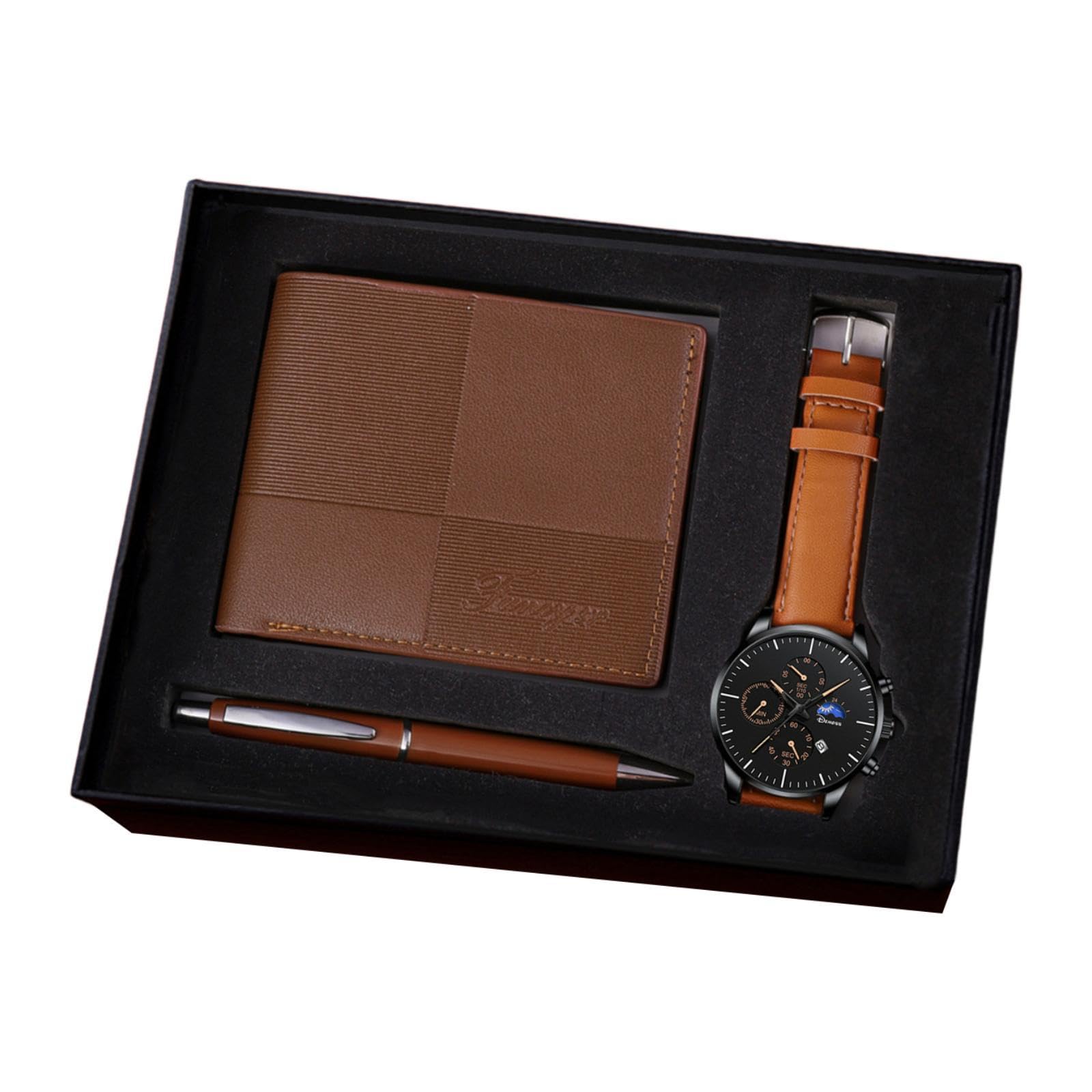 ZOOMELLA Men's Gift Set Combination Set Watch Wallet Pen Set for Male Birthday Couple Style B Clothing Shoes & Accessories|Mens Accessories|Mixed Items & Lots-image-27