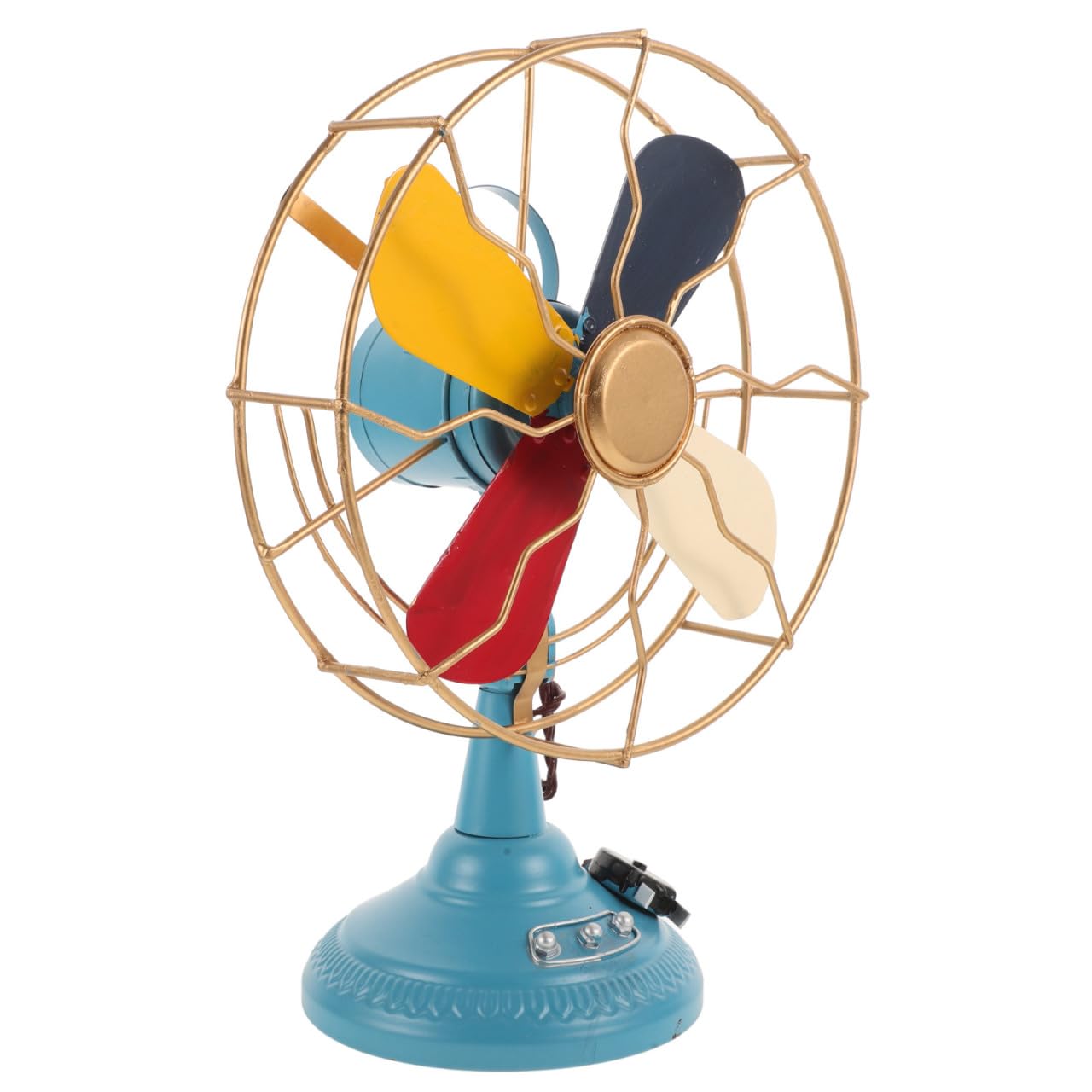 Ventilateur Pied Métal Vintage Décoration Bureau et Maison