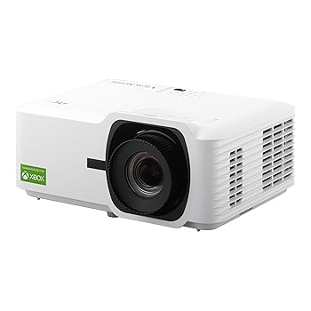 ViewSonic LX60HD 1080p Smart LED Projector 3500 Lumens for Home Cinema, White