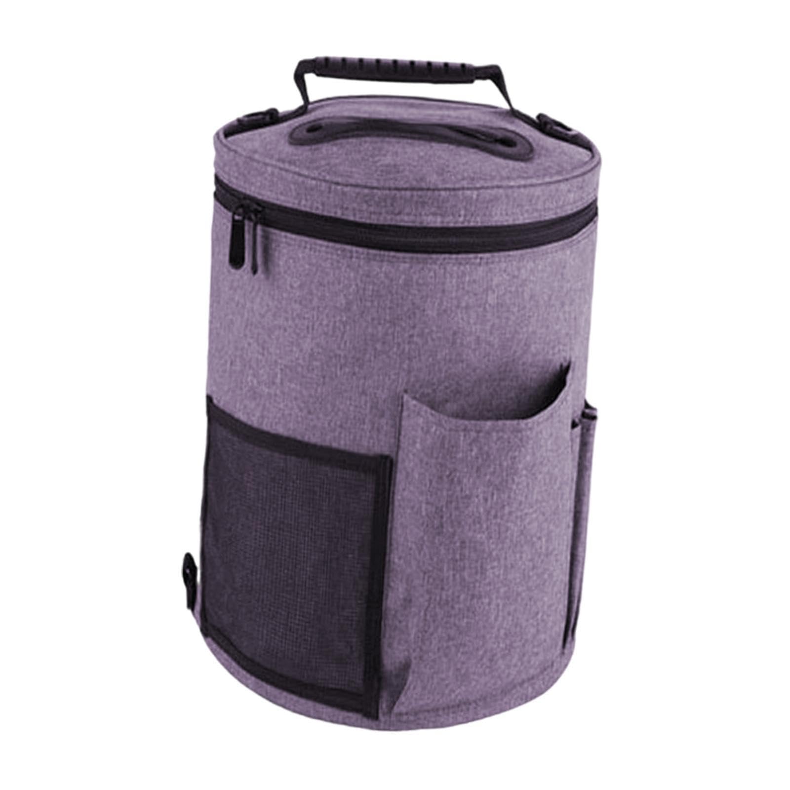 PIXZCSA Knitting Tool Storage Bag Effortlessly Handle Yarn Storage Bags Conveniently Located Knitting Pin Organizer Bag Just For Portable Round Yarn Bags