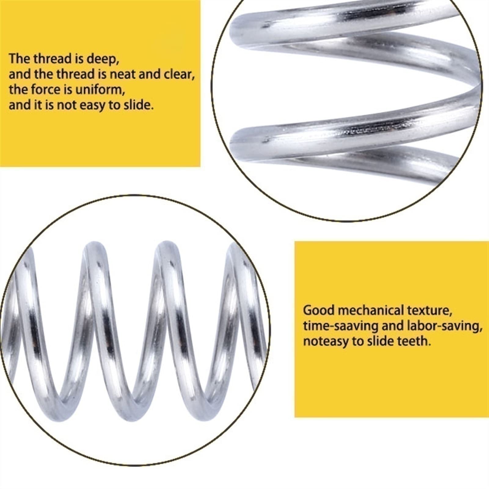 5 Stück Druckfedern 2x22x45mm - Hochfeste Rückstellfedern Aus Legierungsstahl Für Industrie & Handwerk