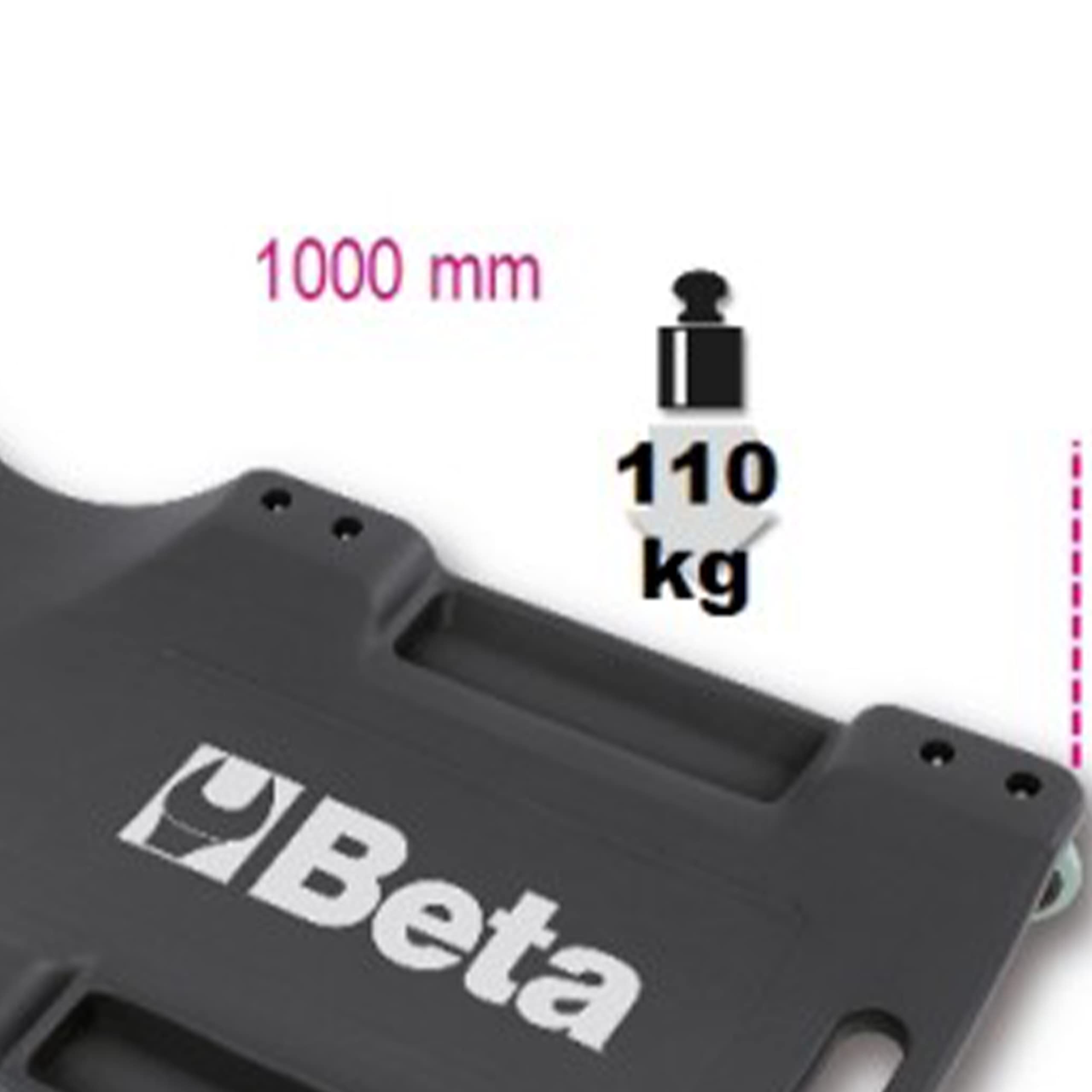 Beta 3003 - Camilla para debajo del coche de plástico a prueba de golpes