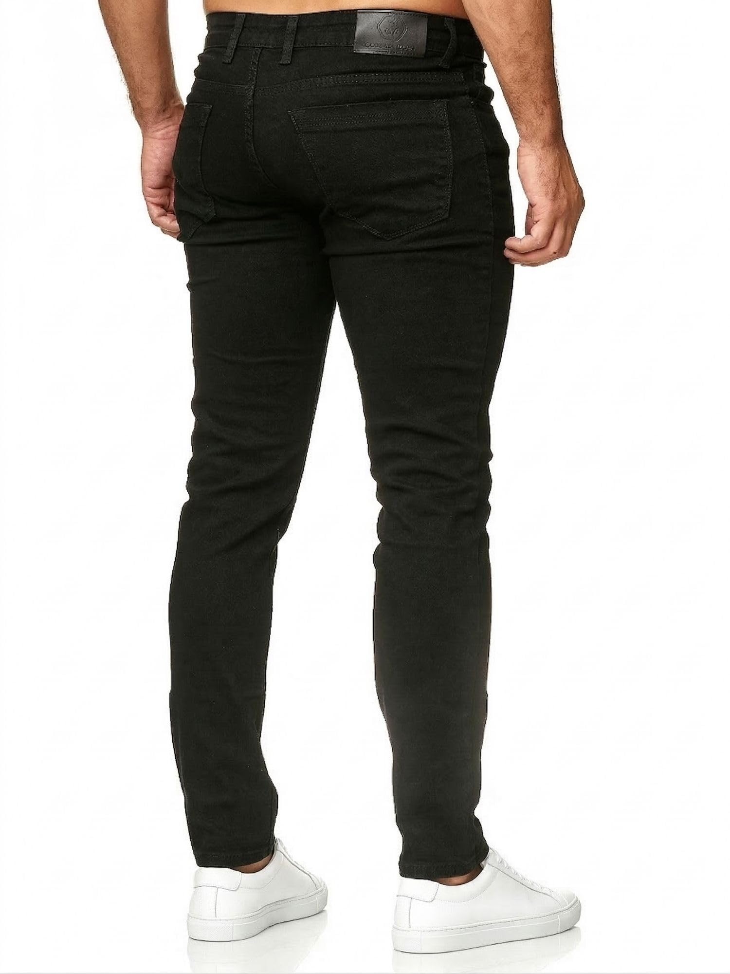 Tazzio - Jeans da Uomo, Aderenti, Elasticizzati, Denim, 16533 Nero 33W x 32L