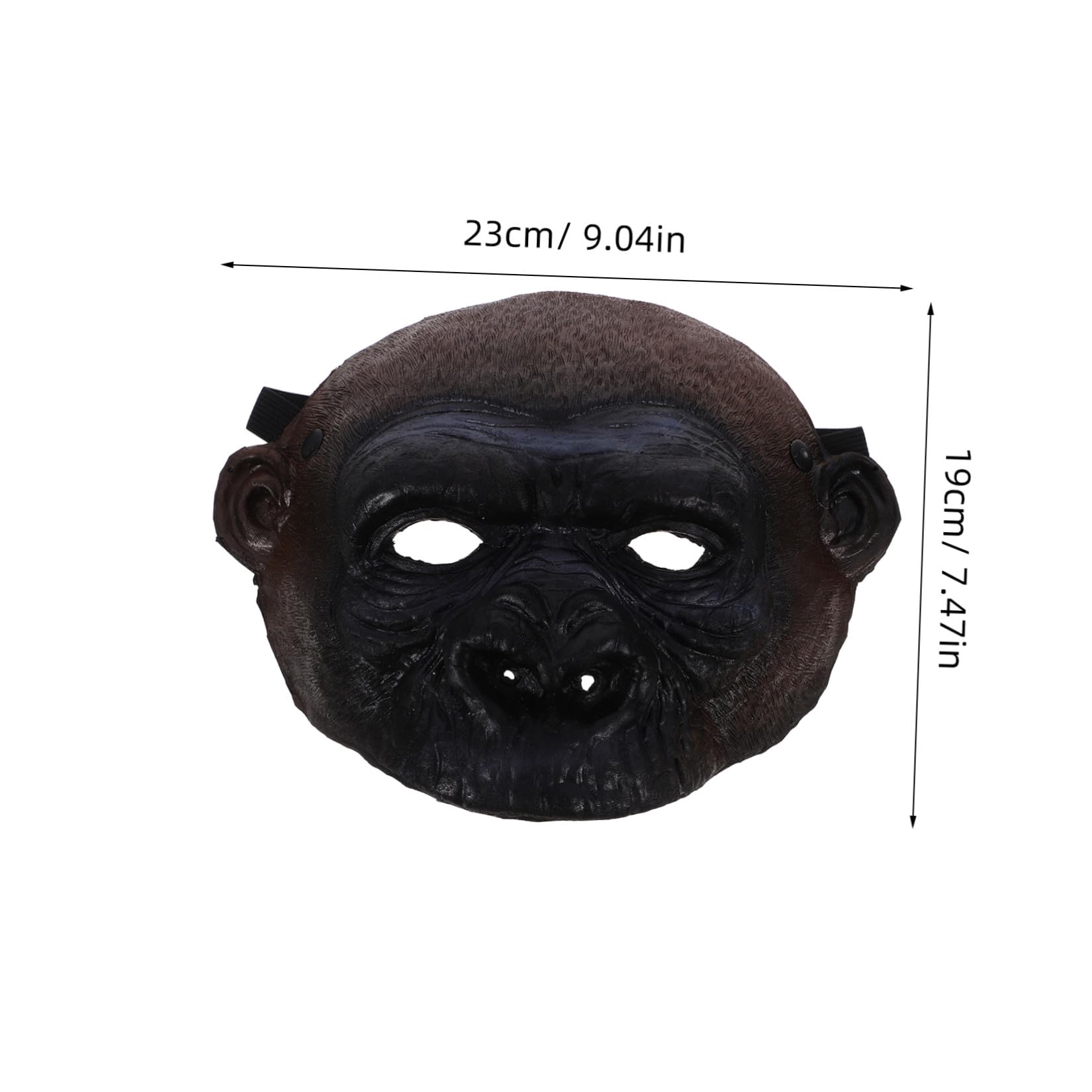 Veemoon Masque De Singe En Mousse Pour Enfants Et Adultes - Masque Orang-Outan Pour Halloween Et Fêtes Accessoire De Déguisement Comique Et Effrayant