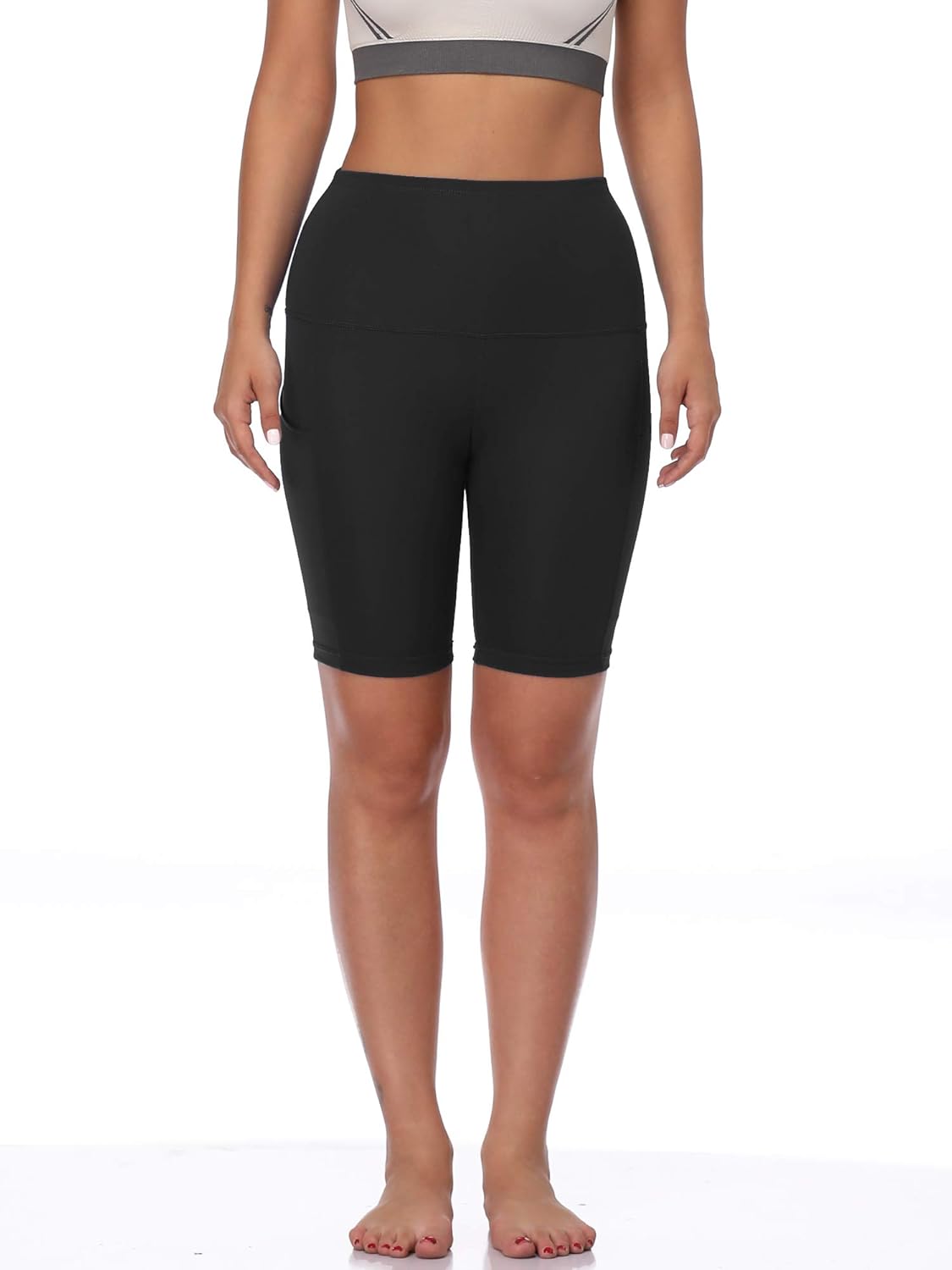 NELEUS Women's 3 Pack Athletic Shorts for Biker Running Workout with Pocket - Image 4