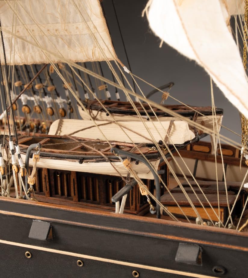 Artesanía Latina - Modellbausatz aus Holz - CUTTY SARK Tee-Clipper 1:84 - Modell 22800-N - Modellbausatz Expertenstufe