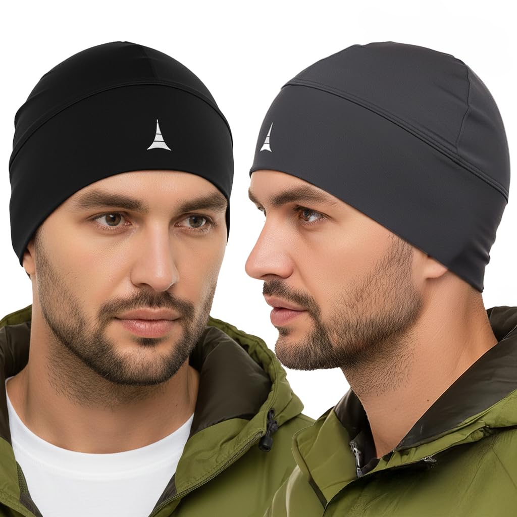 Helmet Liner Sweat Wicking Skull Cap Beanie Ultimate Performance Moisture Wicking Fits Under Helmets