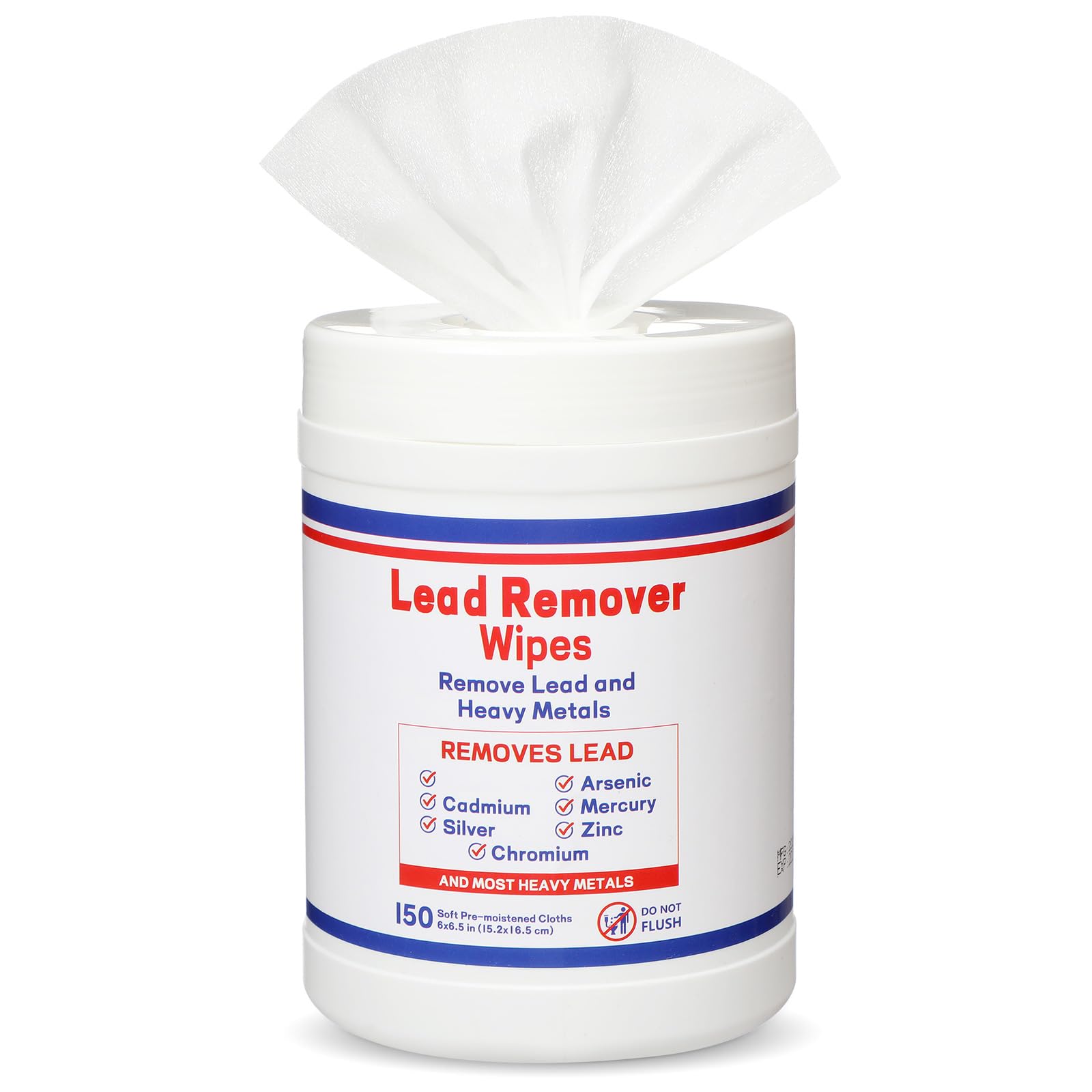 Nuanchu 1 Pack Lead Remover Wipes 150 Count Hand &amp; Surface Cleaning Wipes