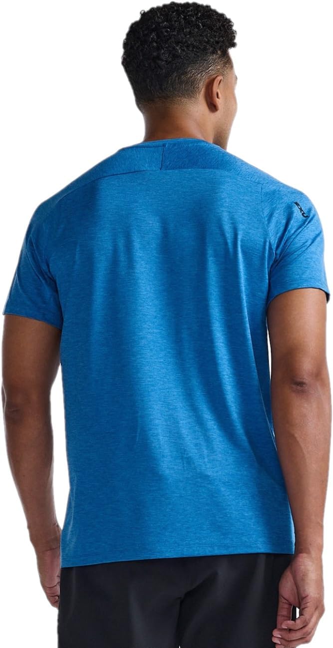 2XU Men's Motion Tee (US, Alpha, Large, Regular, Regular, Standard, Electrik) - Image 2