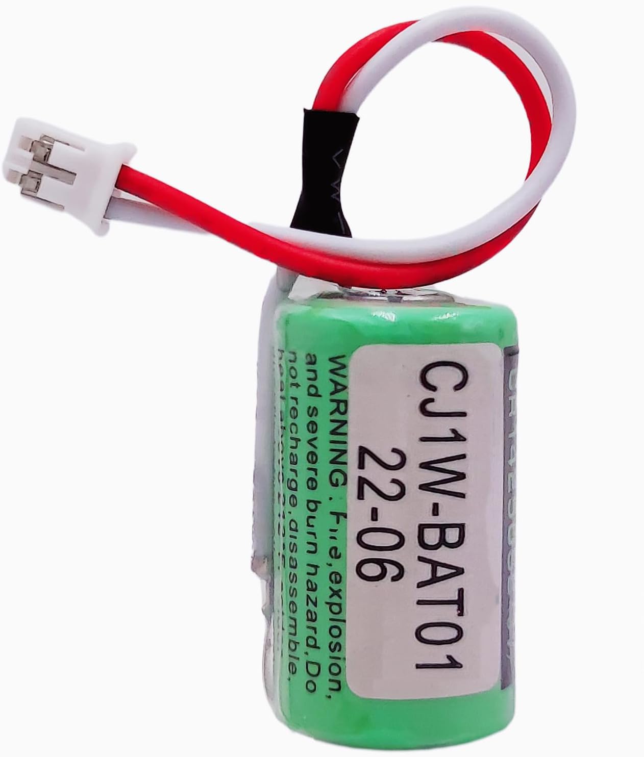 (5 Pcs 3V 1000mAh CR14250SE CJ1W-BAT01 Li-MnO2 Battery Pack Replacement for Omron CJ1M CJ1G CJ2M CJ2G CP1E CP1L CP1H COMP-311 PLC Controller with Plug