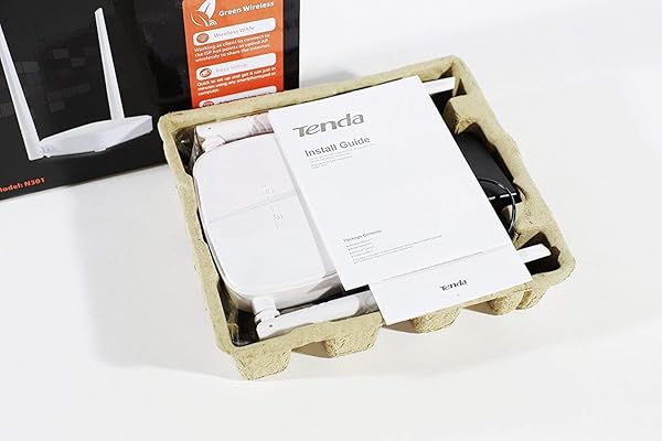Tenda N301 Wireless N300 Router per Le Piccole e Medie Case 300 Mbps 1 100Mbps WAN Porta 3 100Mbps LAN Porte WPS WISP Client Facile Installazion