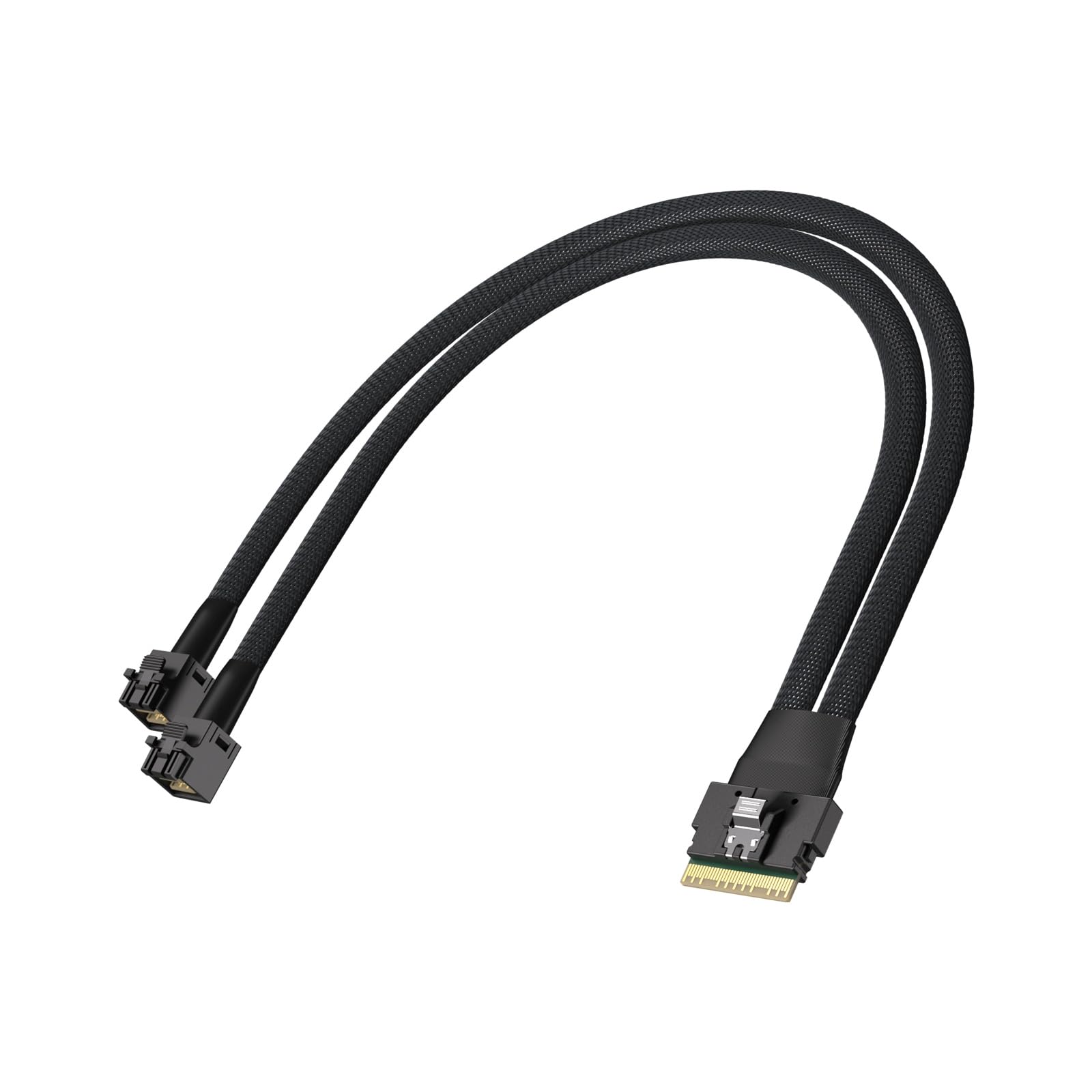 10Gtek Minisas Extender cable, SFF-8643 connector to SFF-8644 slot, 30AWG, 0.8-m