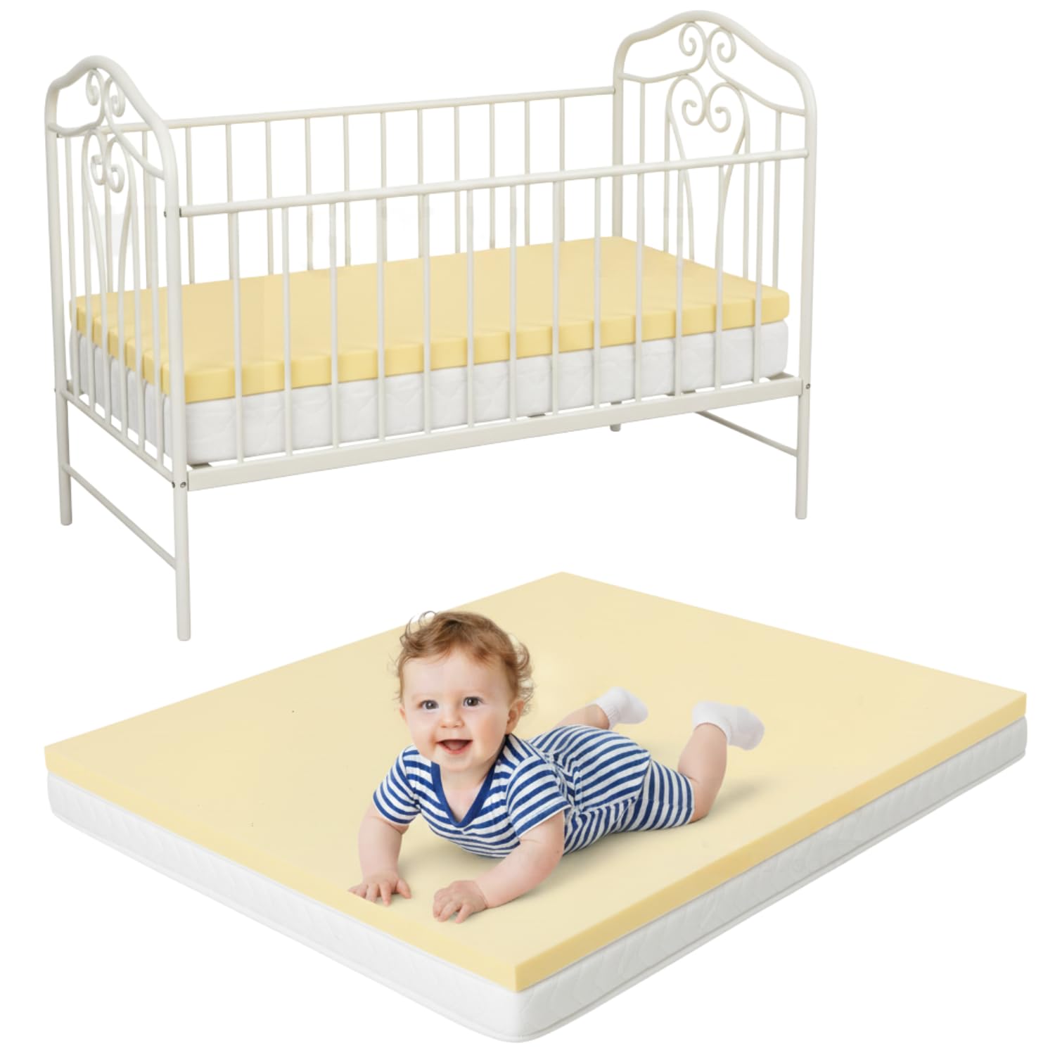 Memory Foam Mattress Toppers Premium Quality Orthopaedic Standard UK In 1"& 2" Thicknesses...