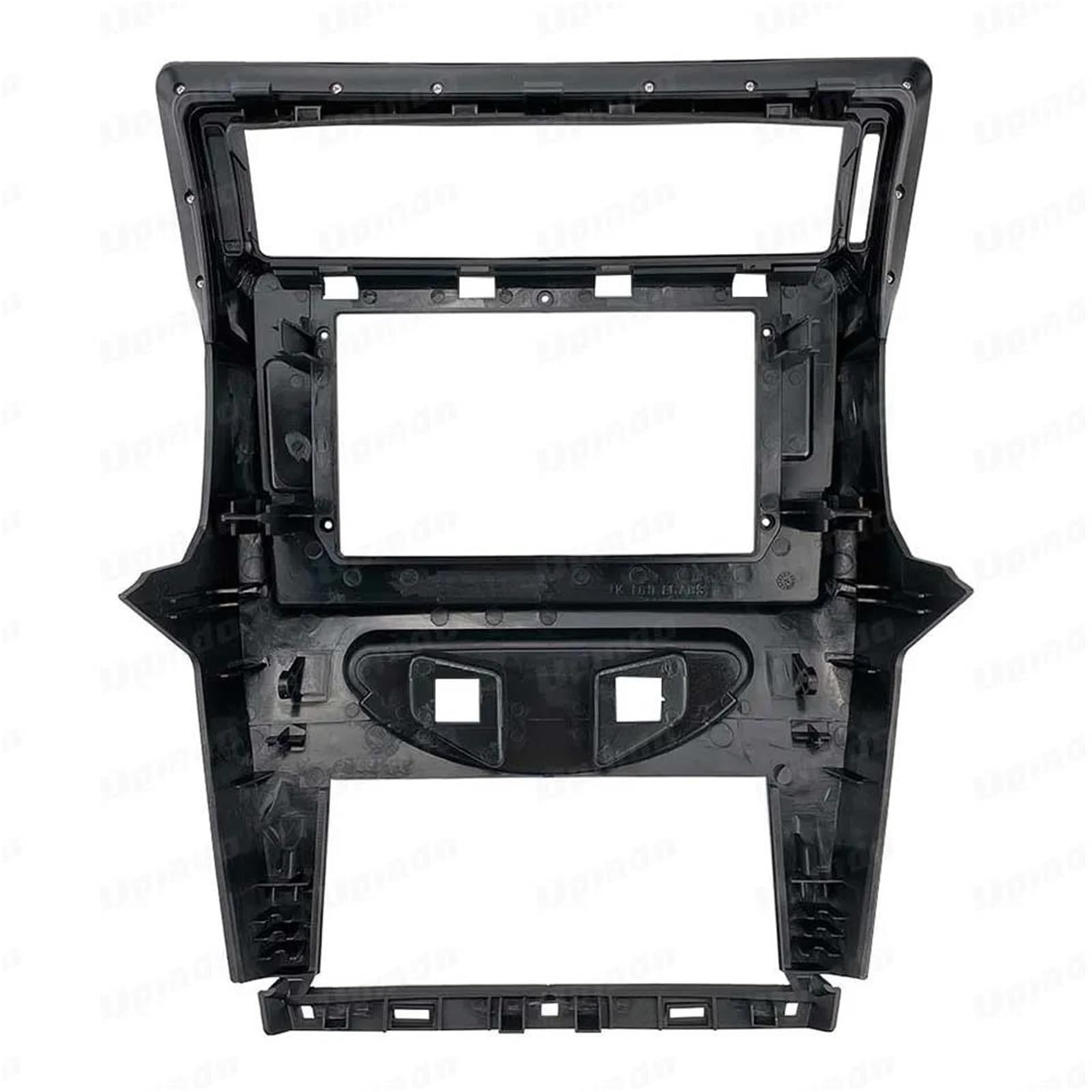 pour C4 2012+ Kit De Finitions : Cadre De Tableau De Bord en Plastique ABS Et PC 10,1 Pouces 2 DIN avec Radio