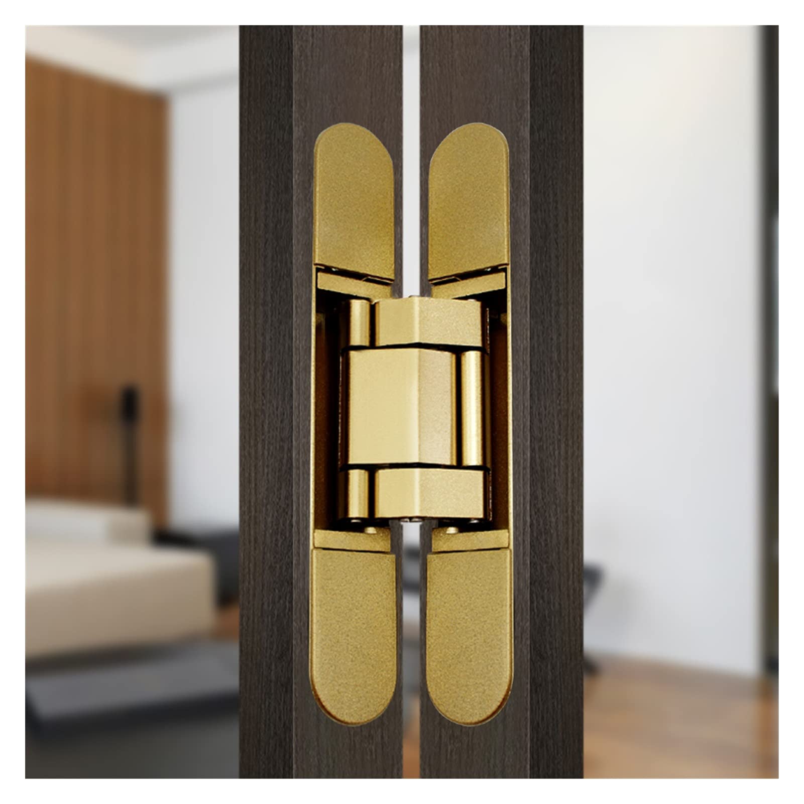 Nvsfzgiyg Nero Hinges 40Kg/80Kg/120Kg Hidden Folding Wood Door Heavy Duty Hinge Concealed Furniture Hardware Cabinet(,G80)
