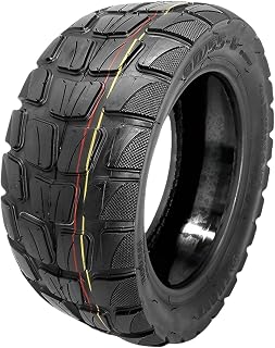 10 inch off-road puncture resistant vacuum tire, jelly rubber puncture resistant 90/55-6 vacuum tire inflatable off-road tire, suitable for electric vehicle beach driving kart 10 inch tire