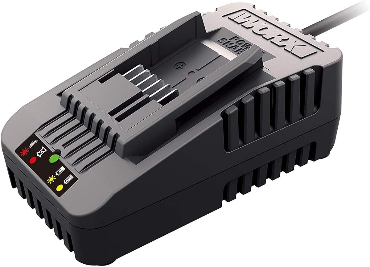 WORX WA3881 18V/20V 60 min Quick Charger, Black
