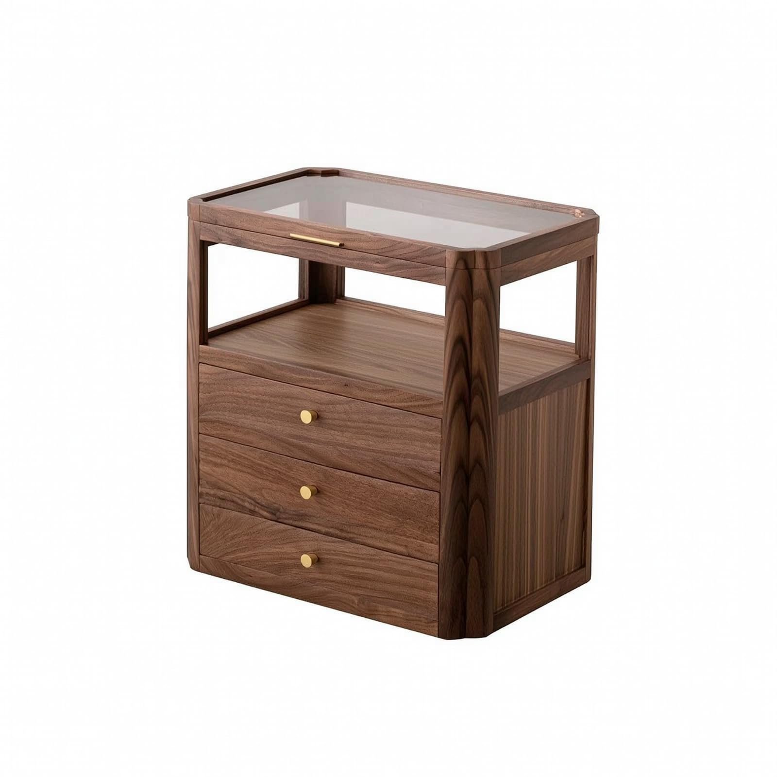 Gralara Mueble Organizador con Estantes Minimalista Organizador con Compartimentos y Cajones Ligero Estante Modular Reconfigurable para Cocina, Estilo K