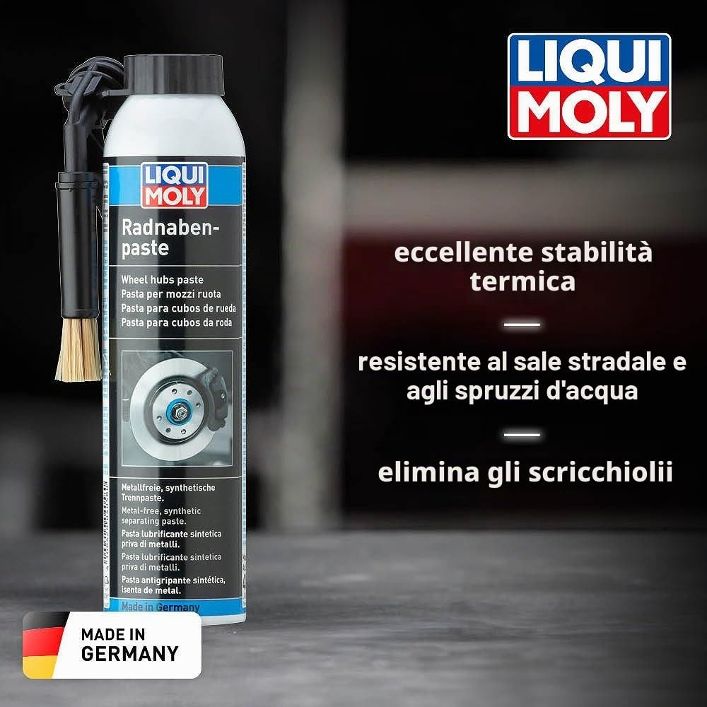 LIQUI MOLY Pasta per mozzi ruota (Spray con applicatore), 200 ml, Impasto, SKU: 4058