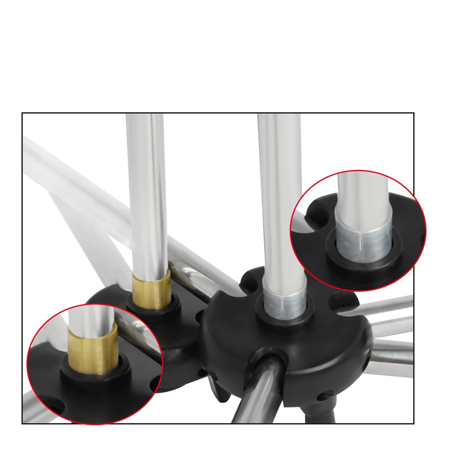 Piezas profesionales para saxofón Alto Alto Tenor Saxofón Portátil Portátil Saxofón Stand Metal Goma(Alto)