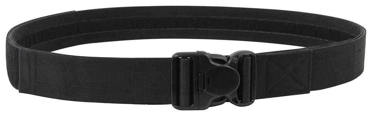 Rothco Triple Retention Tactical Duty Belt (Black, Medium/Large)