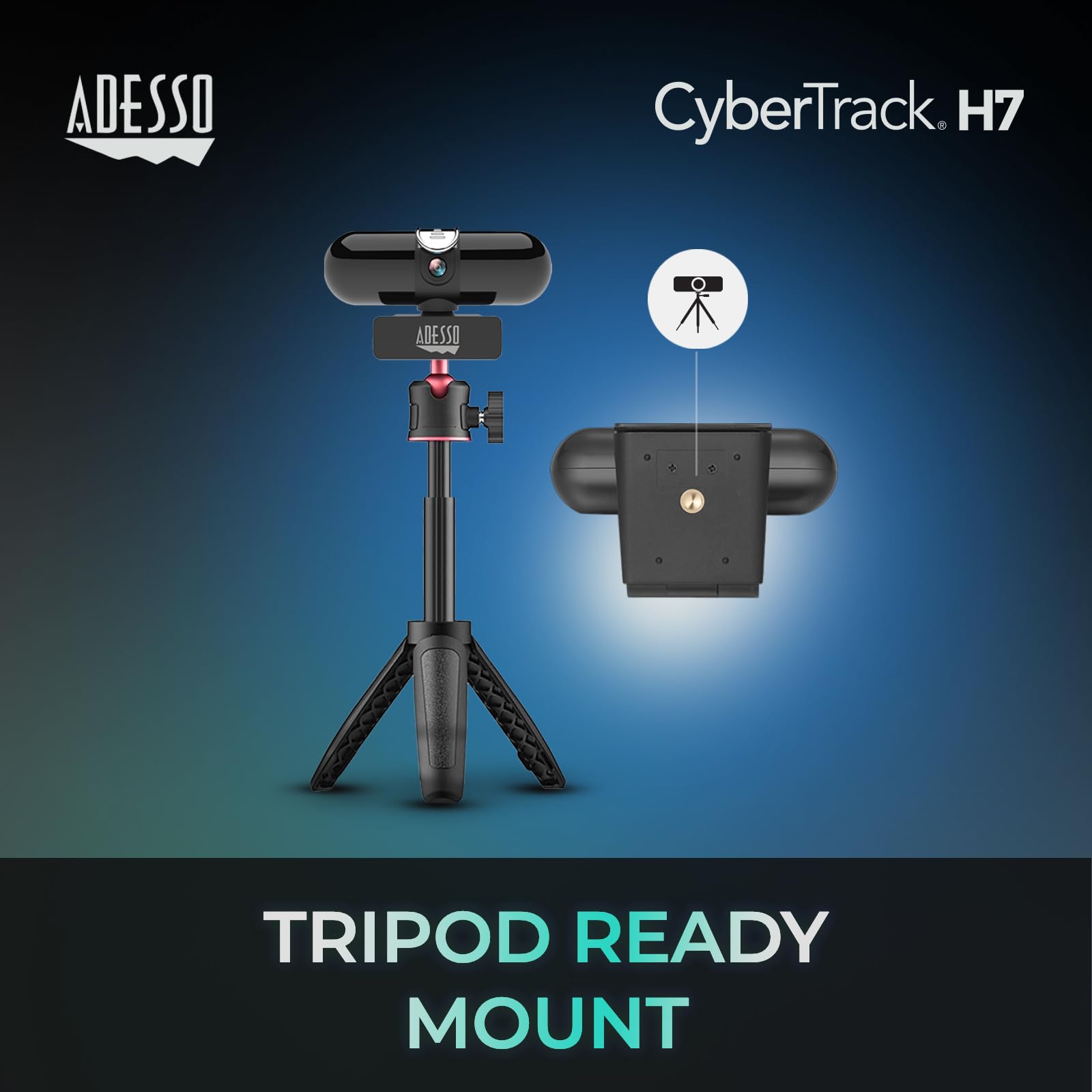 ADESSO Webcam CyberTrack H5 1080p HD