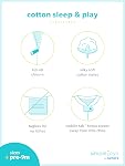 Simple Joys by Carter's Baby-Girls 2-Pack Cotton Footed Sleep and Play