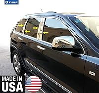 Vista 2 de MaxMate Fabricado en Estados Unidos. Compatible con Jeep Grand Cherokee 2011-2020 de 8 piezas con poste de pilar de pieza recta