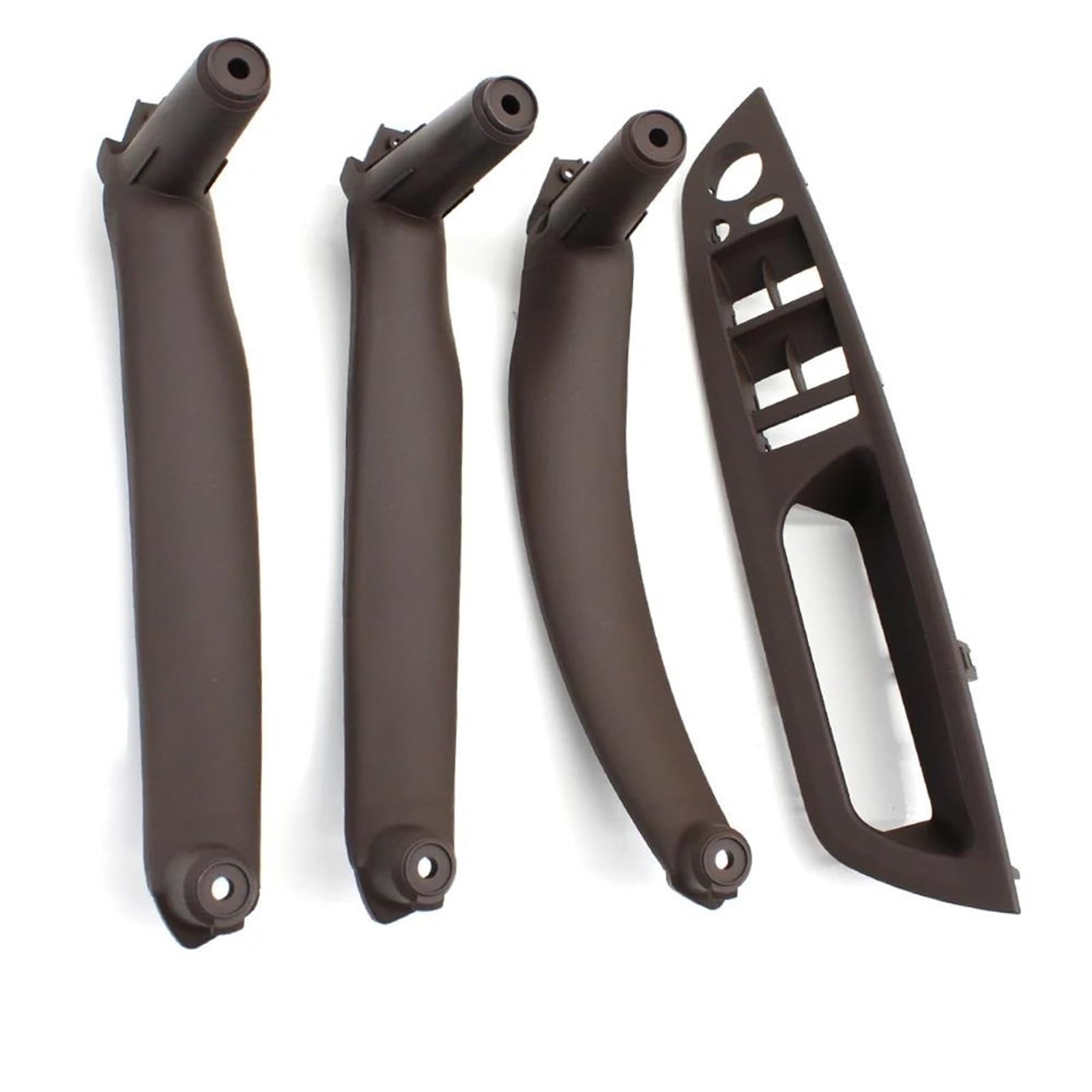 HJKDSZ LHD RHD Car Interior Door Armrest Cover Pull Handle Replacement for X5 X6 E70 E71 E72 2007 2008 2009-2014(Moka RHD Set)