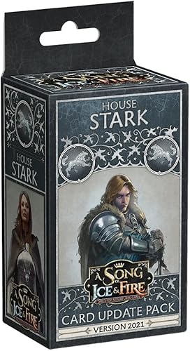 CMON Miniaturas de mesa de una canción de hielo y fuego, paquete de facciones Stark Juego de estrategia para adolescentes y adultos A partir de 14