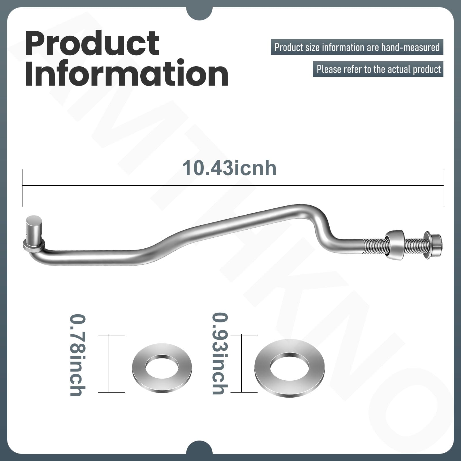 Kit de bras de tirage avant GX20497 compatible avec John Deere GX20497A M112982 H135891 24M7044, pour bras de liaison de pont de tondeuse 102 115 125 155C D155 LA L100 L120 L130 LA. 120 D. Série 140 X