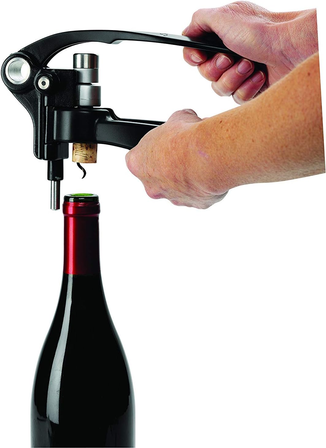 Le Creuset LM250LE-31 Lever and Foilcutter Gift Set, Black