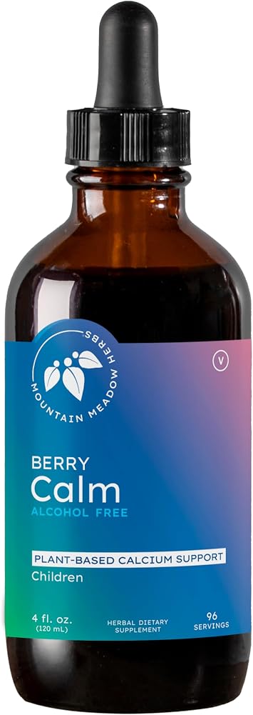 Mountain Meadow Herbs Berry Calm Kids Herbal Calcium Supplement Drops 4 oz