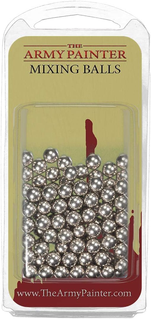 TL5041 – Mixing Balls | Mischkugeln | 100 Stück | Edelstahl Shaker Acrylfarbe | Zubehör für Tabletop Wargames Miniaturmodellierung