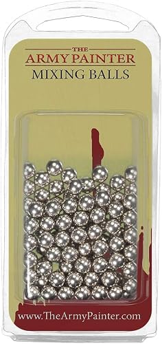 The Army Painter Paint Mixing Balls - Rust-proof Stainless Steel Paint Mixing Balls for Mixing Model Paints - Stainless Steel Mixing Agitator Balls and Paint Balls, 5.5mm/apr. 0.22”, 100 Pcs