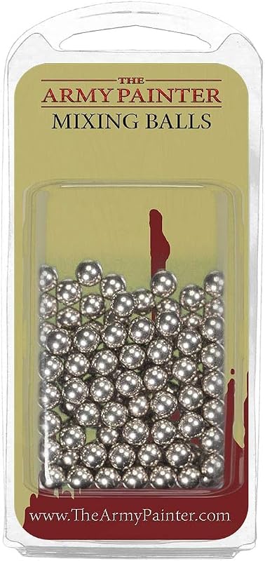 The Army Painter, Bolas para mezclar, 100 piezas, 5,5 mm | Bolas de acero inoxidable para pintura acrílica, accesorios de fabricación de modelos para juegos de guerra, figuras en miniatura de Warhammer y DnD