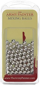 The Army Painter Paint Mixing Balls, 5.5 mm - Rust-Proof Stainless Steel Mixing Ball Ideal for Model Paint Mixer Bottle, 100 PCS Stainless Steel Mixing Paint Agitator Balls