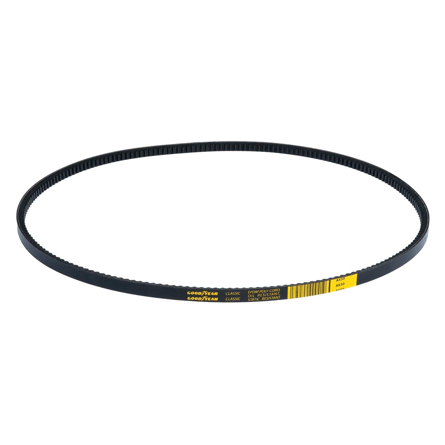 Goodyear AX86 Classical Raw Edge Industrial V-Belt, 88" Outside Circumference