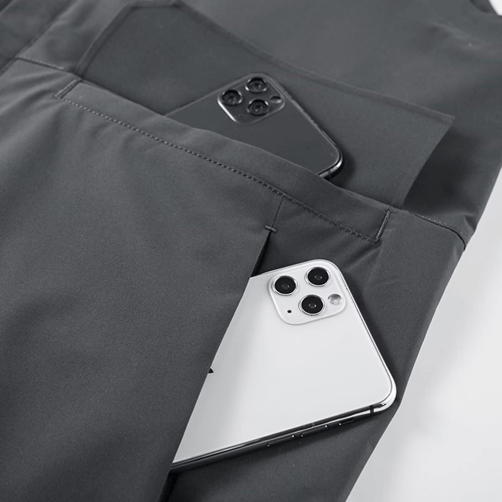 Gilet da Lavoro Giubbotto Smanicato Respirabile Multi-Tasca Gilet Campeggio Fotografia Caccia Pesca Giacca Senza Maniche Impermeabile