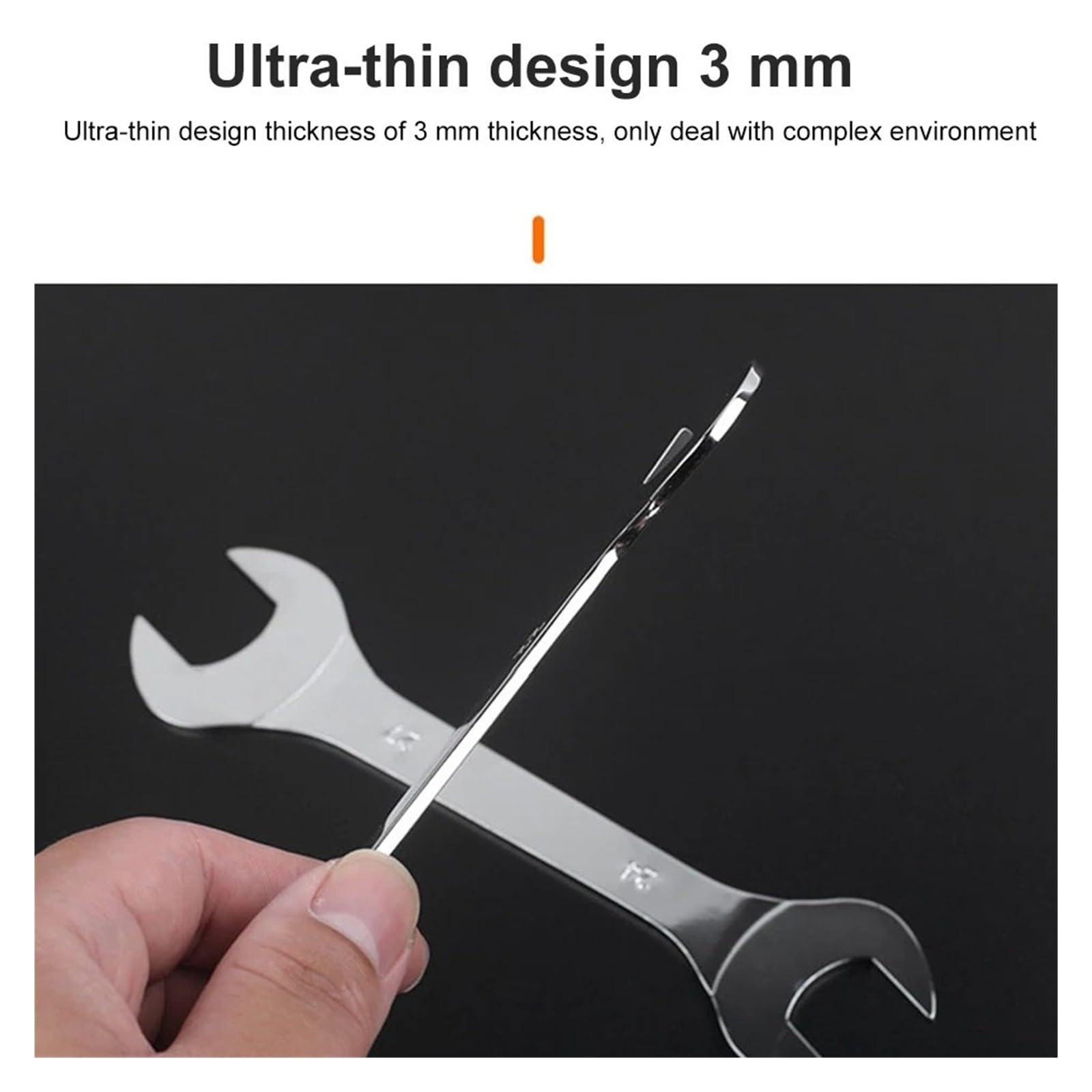 Llave De Boca Universal De 6-32 Mm, Ultrafina, De Doble Cabeza, De 3 Mm, For Eje De Transmisión, Juego De Llaves, Herramientas Manuales De Reparación Eficacia Práctica(10PCS Set)
