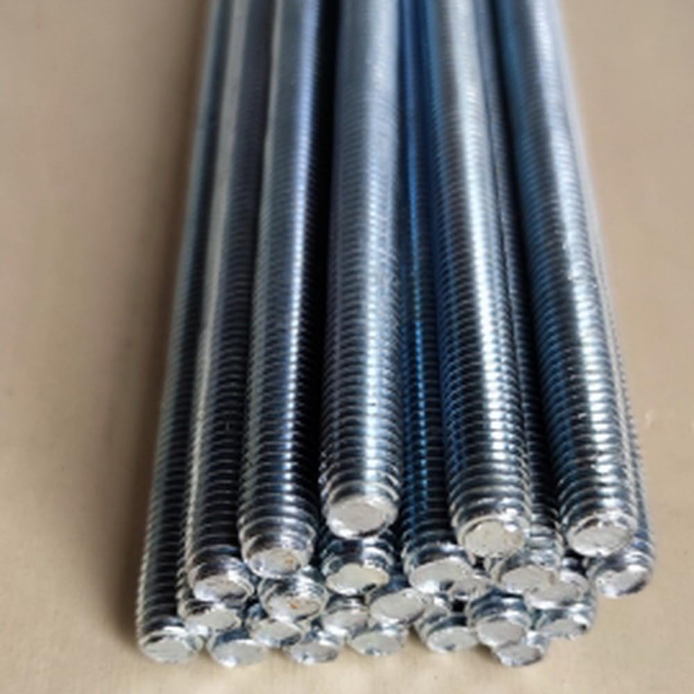 Barre Filettate M6 X 90 DIN 976 In Acciaio Zincato E Separato, 10 Pezzi Bulloni Filettati - Foto 9