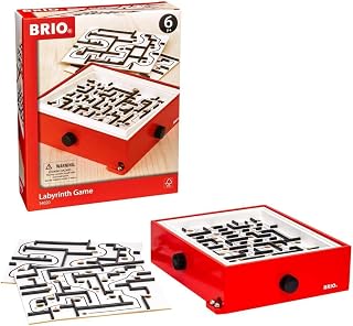 BRIO World 34020 Labyrinth Game + Extra Boards | Skill-Enhancing Puzzle | Engaging Activity for Kids & Teens | Promotes Cognitive Abilities