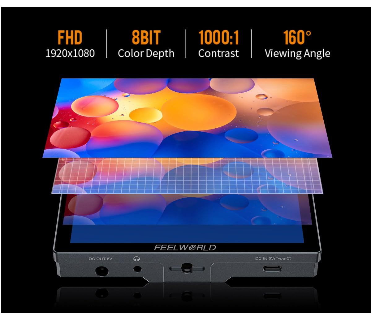 Amazon.co.jp: FEELWORLD P6X カメラビデオ モニター 5.5インチ
