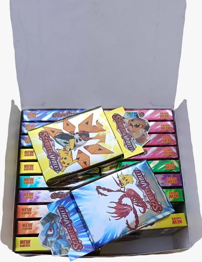 PECULIAR Mini PM Scarlet & Violet with 4 Box Combo (30 Cards in 1 Box), Totally Surprising Sealed Pack Card Game in Attractive Paper Box for All Age (B0C1BS41WG) Amazon Price History, Amazon Price Tracker