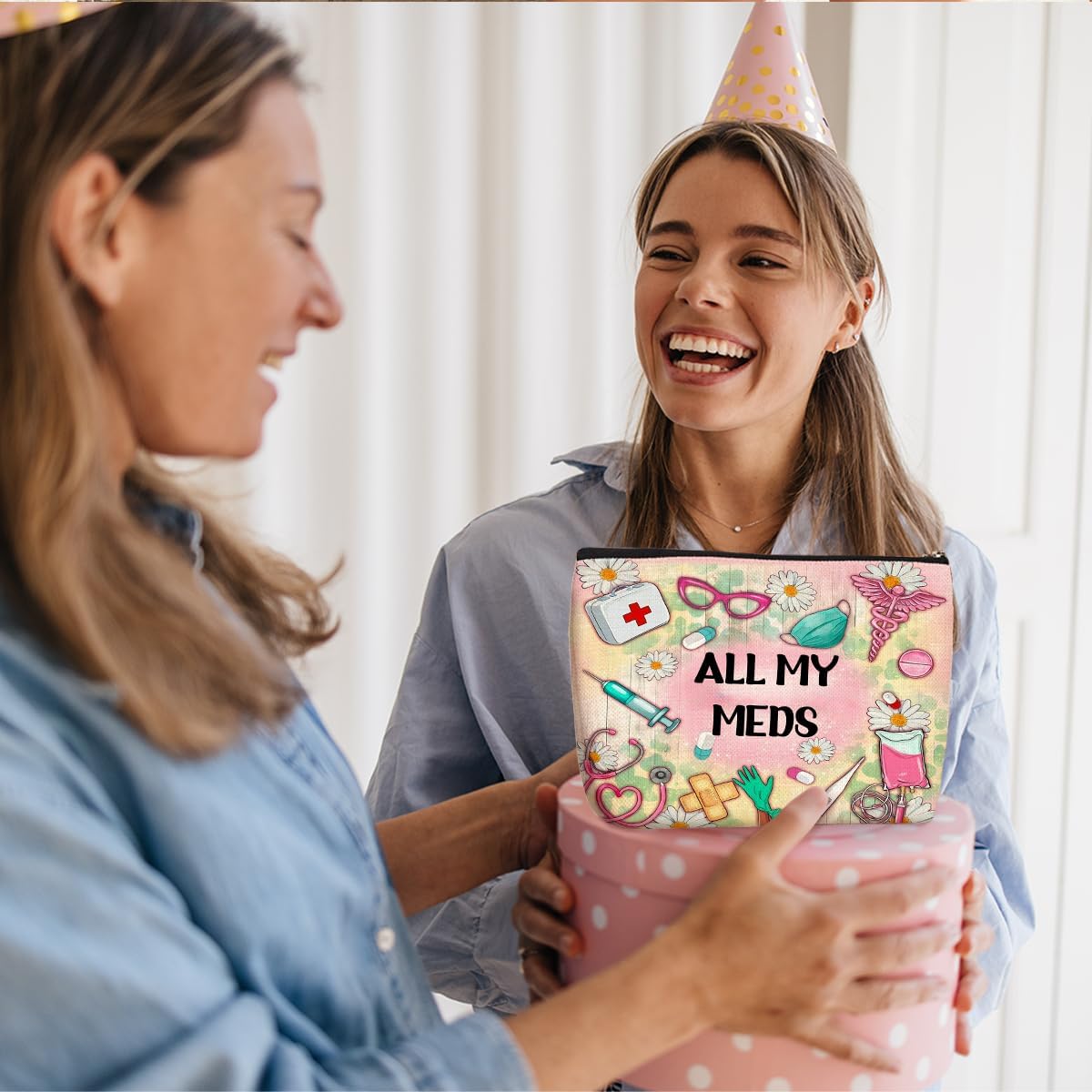 Nurse Makeup Bags, Nurse Gifts for Women, Meds Cosmetic Bags With Zipper, Portable Pouch Purse Travel Essentials Toiletries Accessories, Christmas Birthday Gifts - Image 6