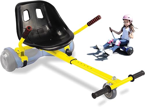 Vista 9 de KKA Hoverboard Kart, carrito de hover, accesorio para buggy para aeropatinetas de 6.5 pulgadas/8 pulgadas/10 pulgadas, accesorio para aeropatineta