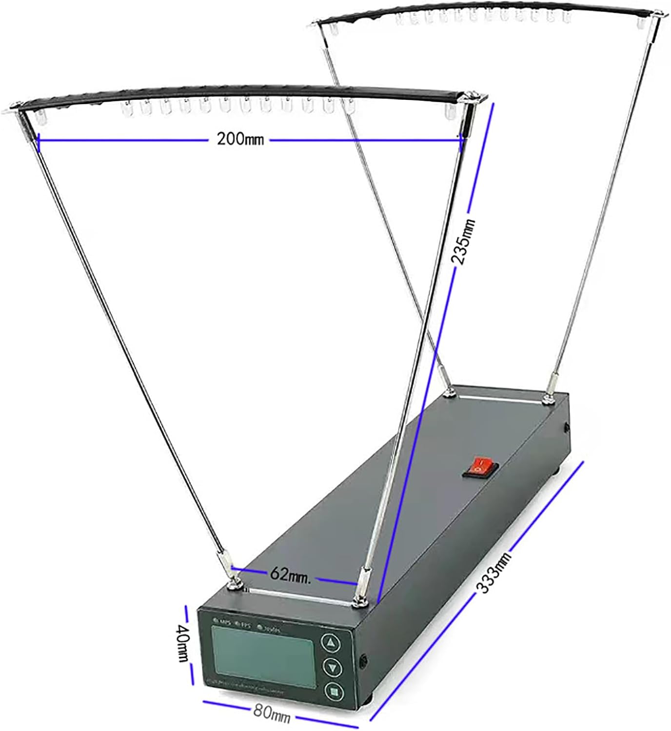 Ballistic Chronograph - High Accuracy Speed Tester for Shooting & Slingshot, Measures Velocity 5-6500 FPS, Manual/Automatic Mode, Ideal for Sports Activities