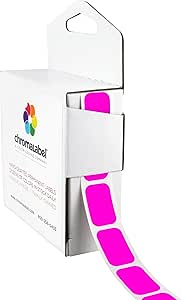 Amazon.com : ChromaLabel 0.50 x 0.75 Inch Permanent Color Code ...