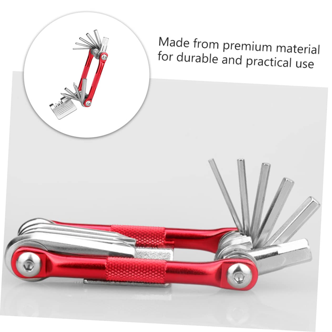 POPETPOP 1Pc Bike Repair Tool Kit Portable Multi Function Bicycle Mechanic Tool for Easy Adjustments and Repairs Essential for Outdoor Cycling Adventures