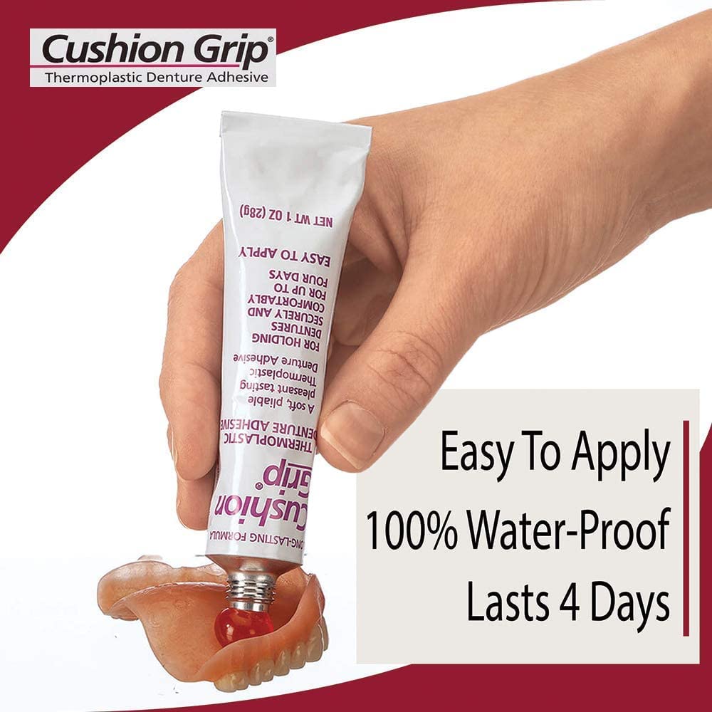 Cushion Grip Adhesive Denture Adhesive Cushion Grip Cushion Grip